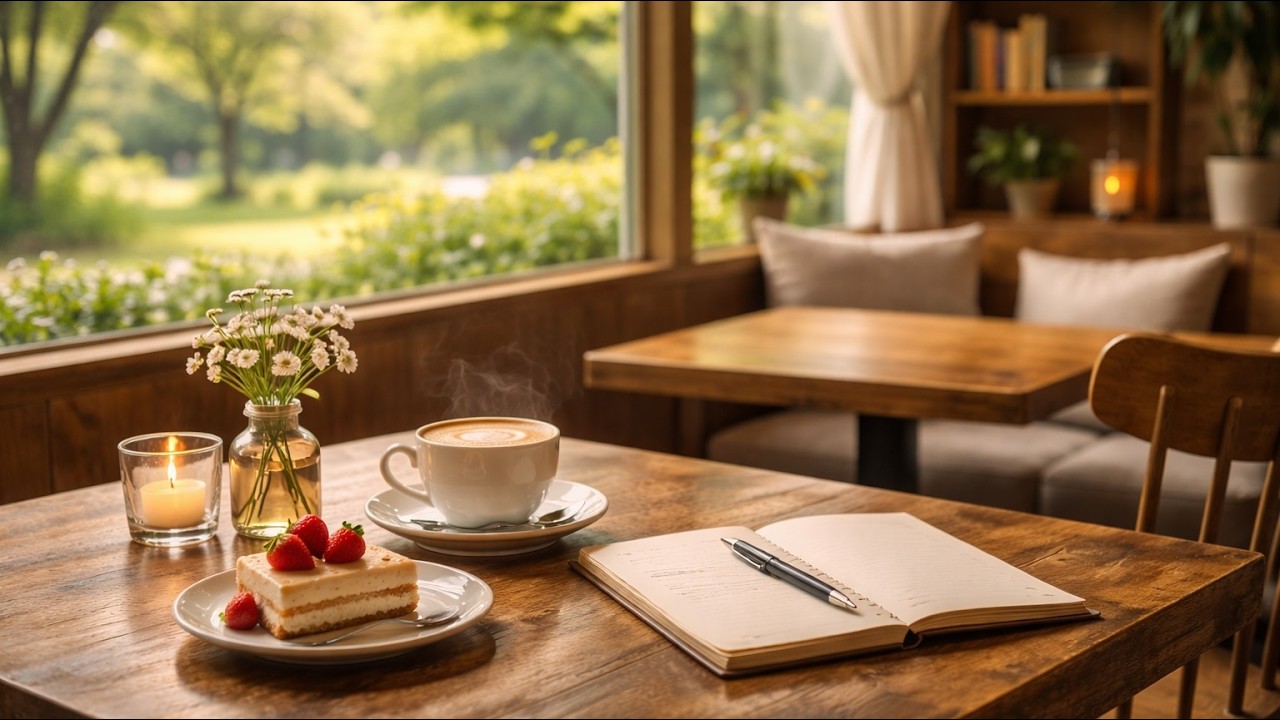 Quiet Cafe Background Music ☕ Soft Sounds for Focus