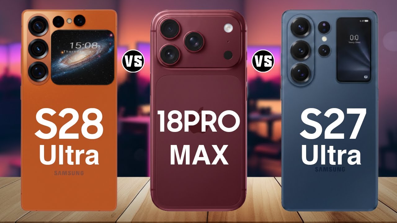Samsung Galaxy S28 Ultra vs iPhone 18 Pro Max vs Samsung S27 Ultra – Ultimate Flagship Comparison
