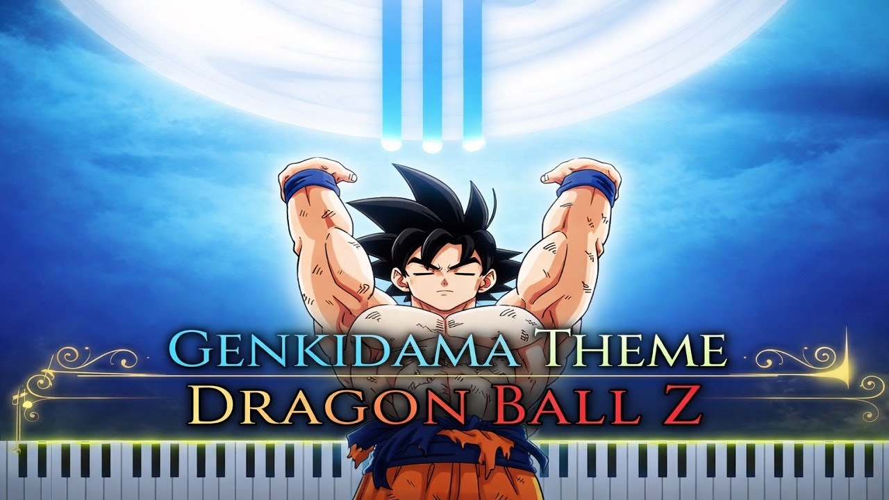Genkidama Theme - Dragon Ball Z Piano Synthesia Tutorial