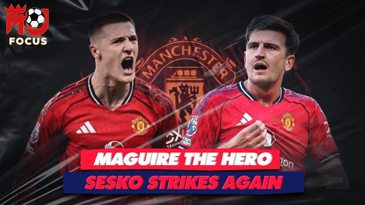 Football News 02/03: MAN UNITED vs Palace Highlights – Bruno’s Brilliance, Maguire - Sesko the Hero