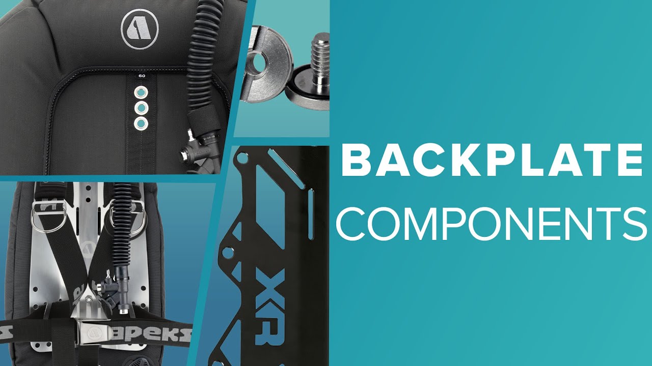 Backplate Components | Dive Brief | @simplyscuba