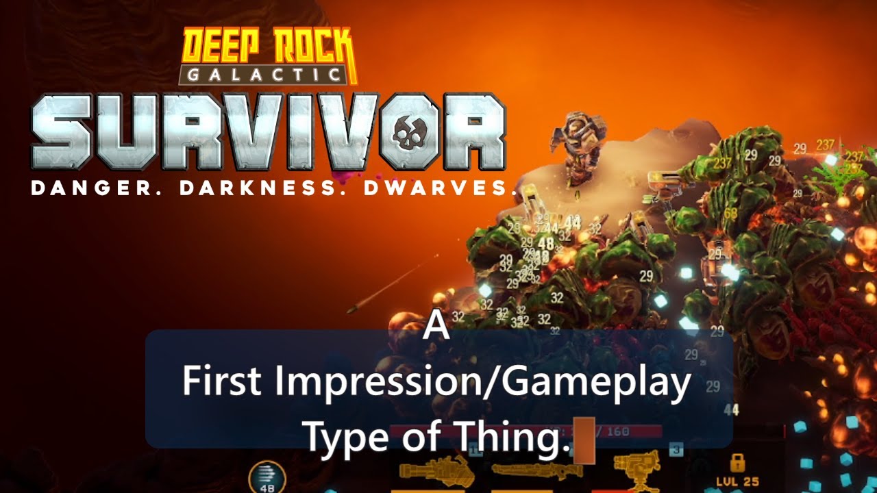 Deep Rock Survivor - An (Early Access) First Impression.