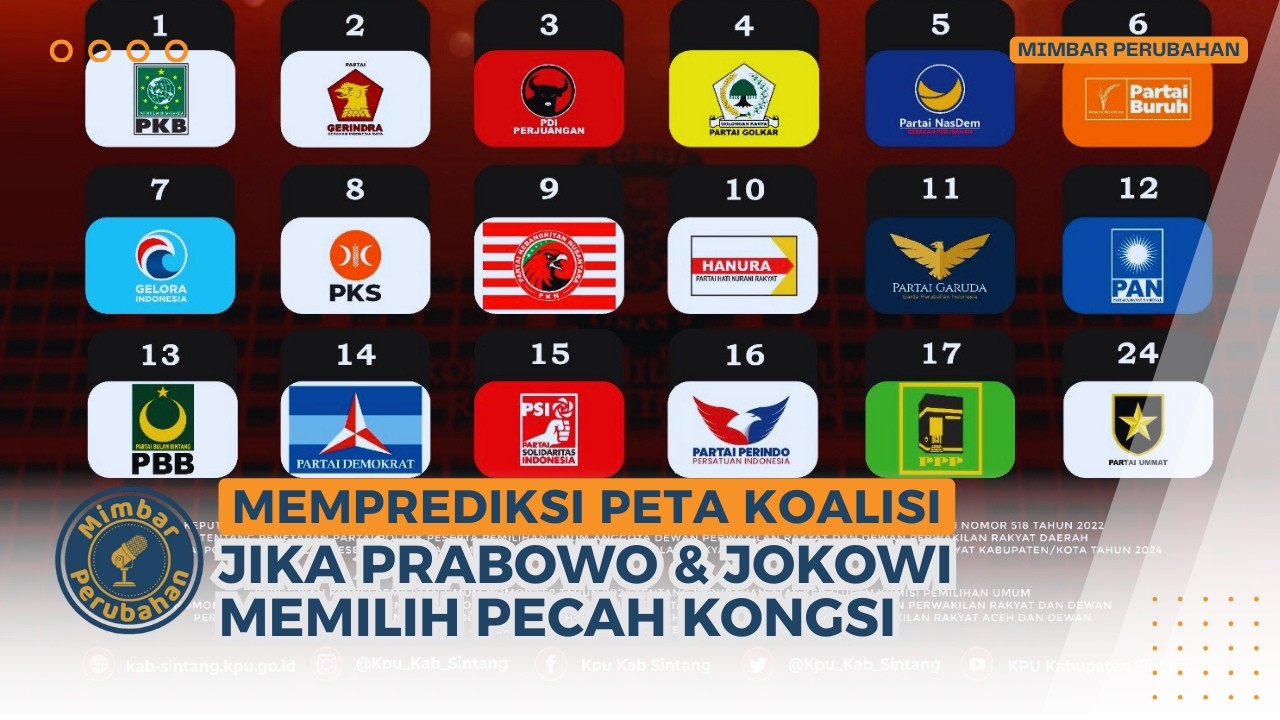 🔴 [LIVE] Memprediksi Peta Koalisi jika Prabowo dan Jokowi Memilih Pecah Kongsi | Mimbar Perubahan