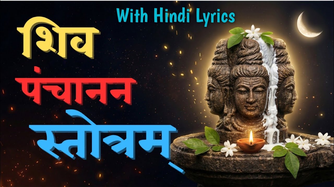 Shiva Panchanana Stotram lyrics | शिव पंचानन स्तोत्रम् हिंदी मै। 