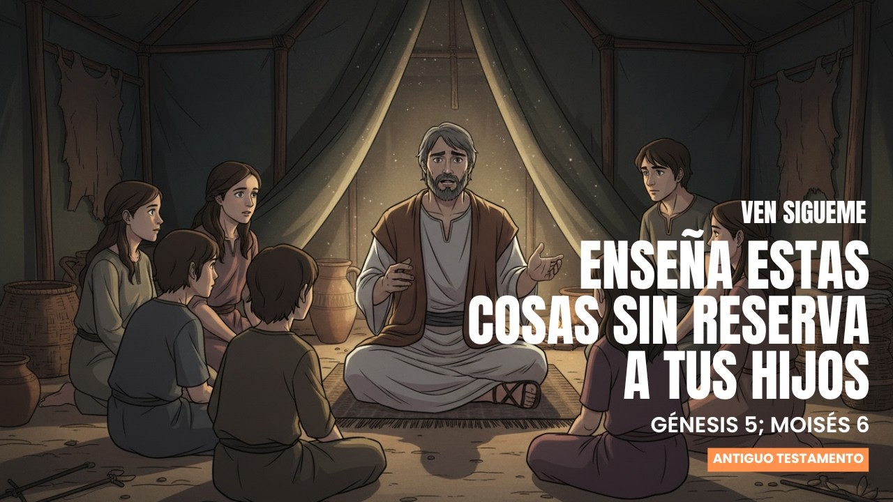 Enseña estas Cosas Sin Reserva a tus HIJOS | Génesis 5; Moisés 6📜| Ven Sígueme