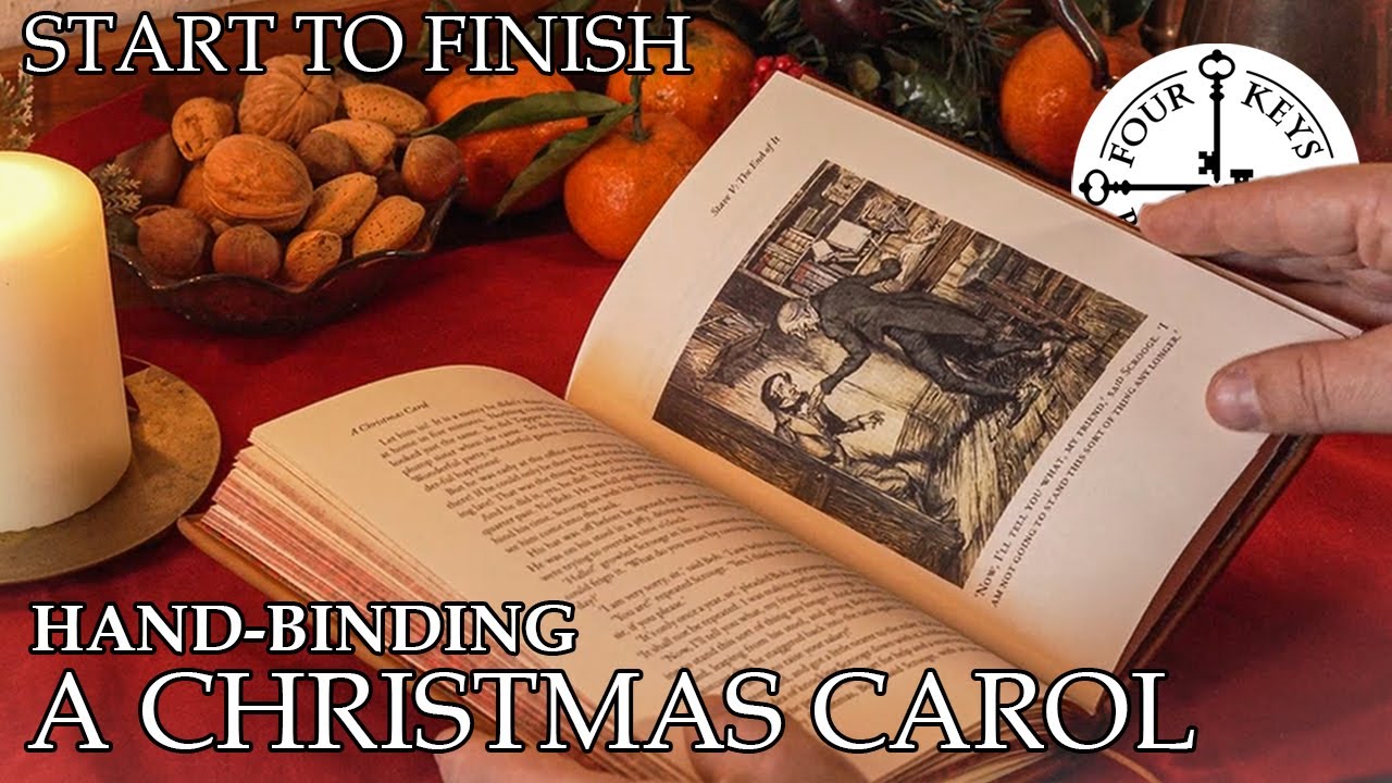 Hand-Binding 'A Christmas Carol' - Start to Finish - Complete (Abridged) Process with Commentary