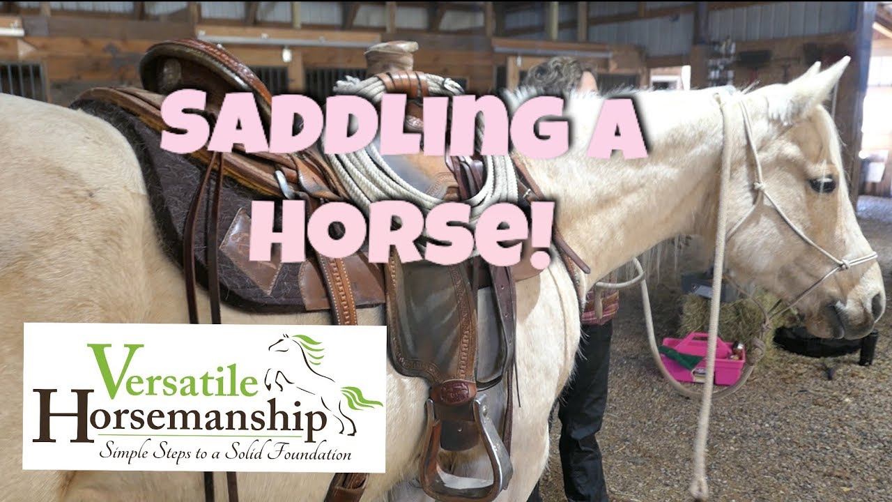 How I Saddle a Horse // Versatile Horsemanship