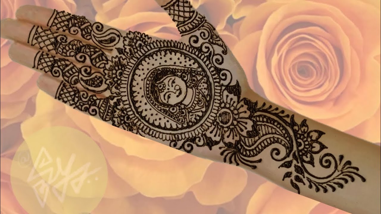 Bridalface henna tattoo design learn with shree