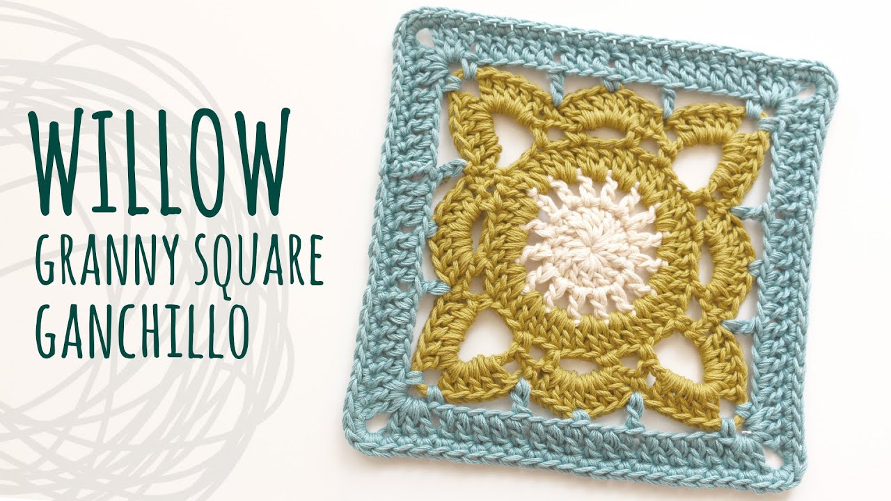 COMO TEJER WILLOW GRANNY SQUARE | Lanas y Ovillos