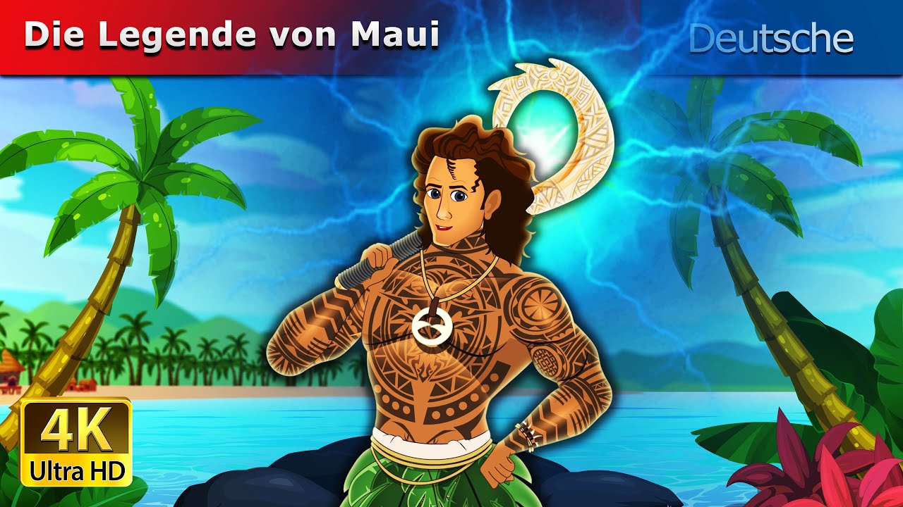Die Legende von Maui in German | The Legend of Maui in German | @GermanFairyTales