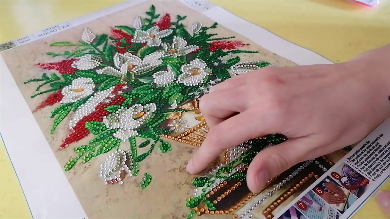 DP - Avis & R&eacute;alisation - Bouquet - Diamond Painting - Gudfel