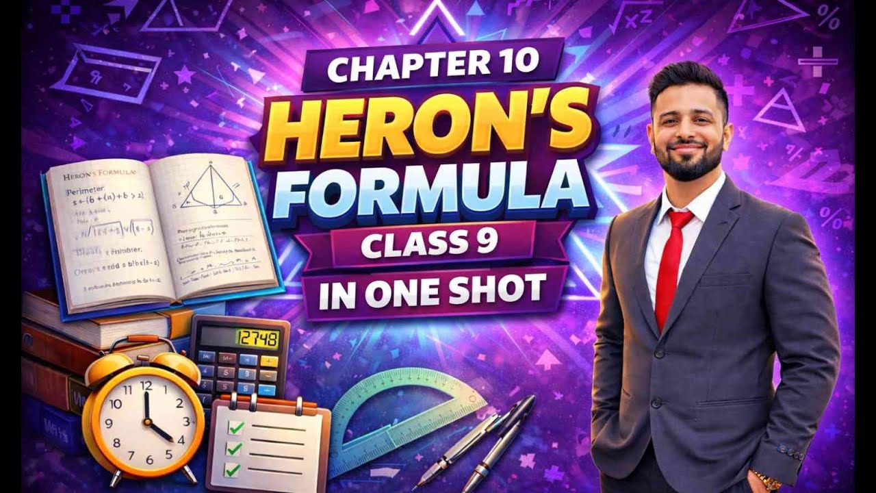 Heron's Formula | chapter10 | Maths | Class 9 | CBSE
