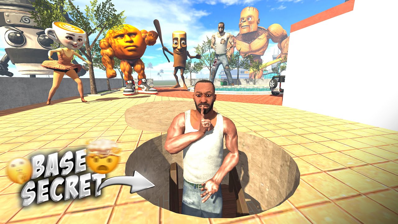 Franklin Saving His House From Brainrots - INDIAN BIKES DRIVING 3D
