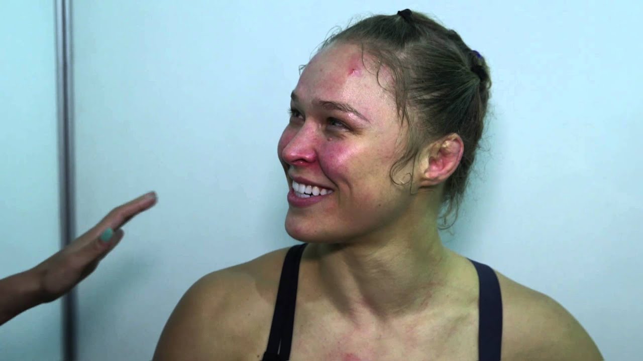 UFC 190: Ronda Rousey Backstage Interview