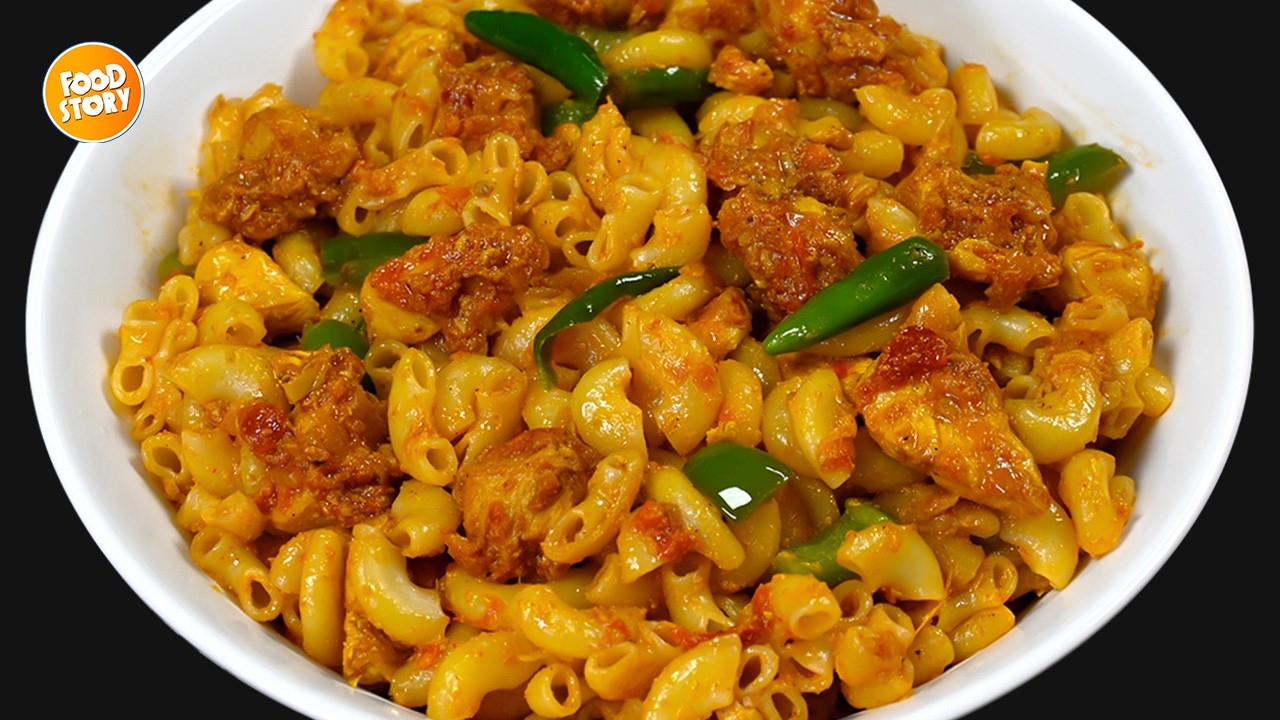 Most Delicious Chicken Tikka Macaroni Recipe, Pasta Recipe by Samina Food Story