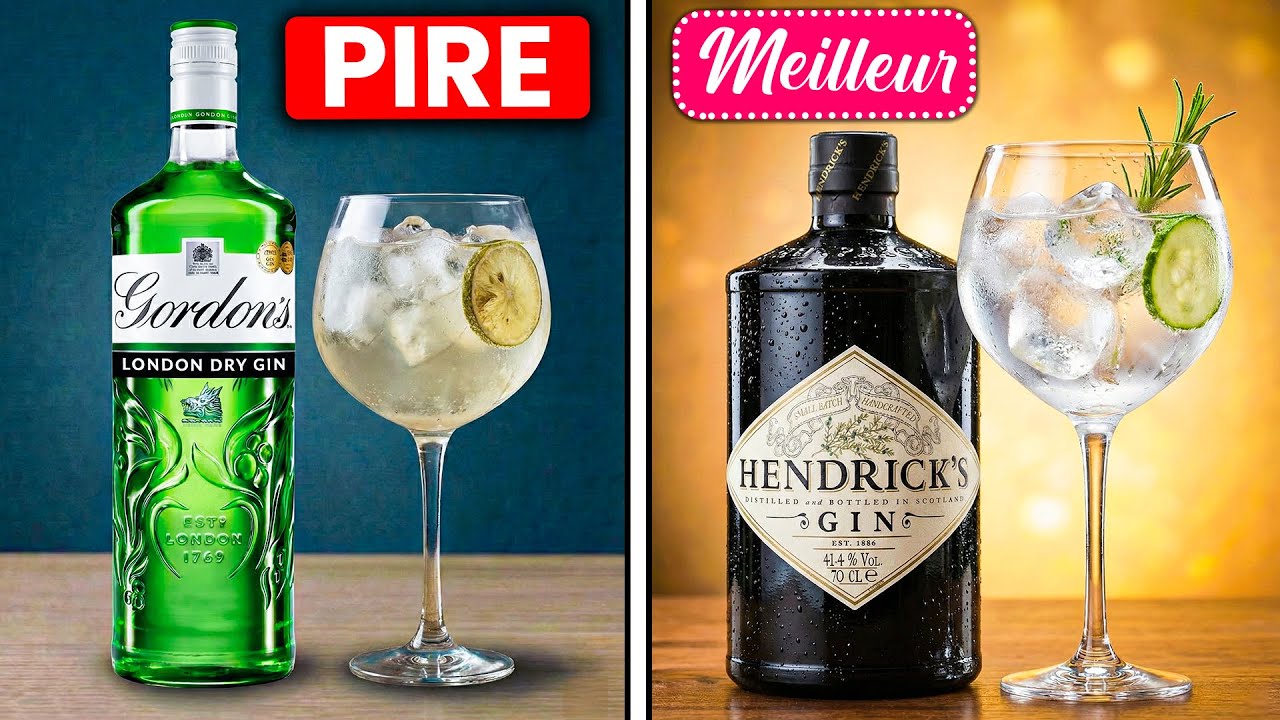 12 Marques de Gin Célèbres, du Pire au Meilleur !