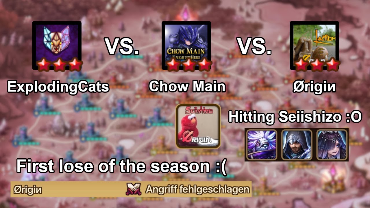 G3 Siege | ExplodingCats vs. Chow Main vs. Ørigiи | Summoners War