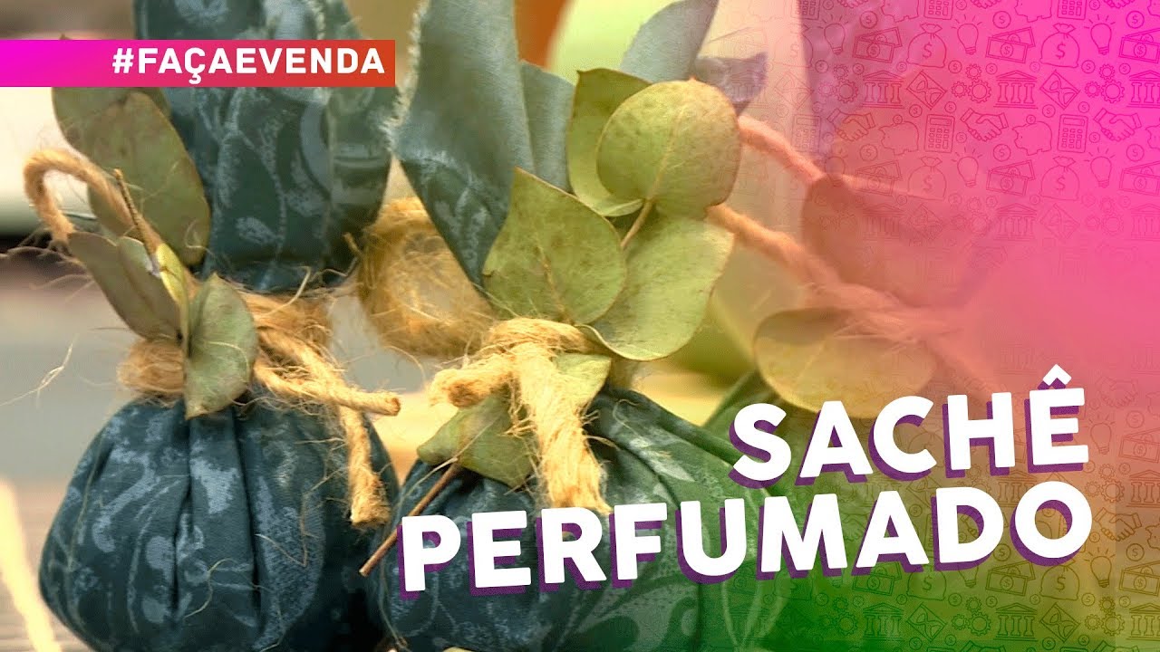 Minicurso de dia dos pais: sachê perfumado por Peter Paiva