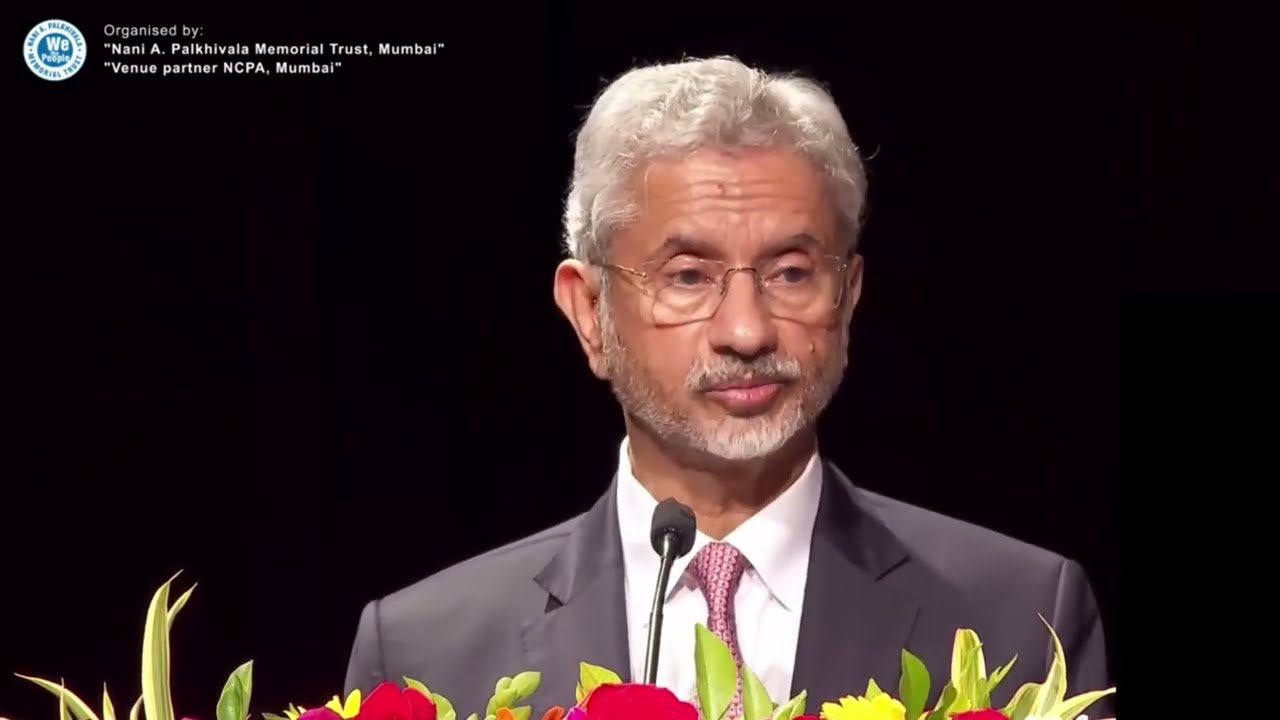EAM: 19th Nani A. Palkhivala Memorial Lecture (January 18, 2025)