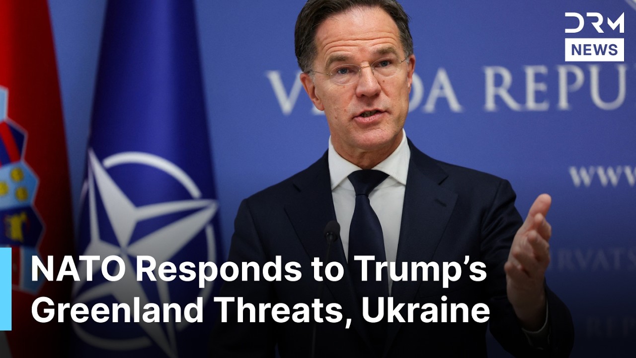 FULL PRESSER: Nato Chief Rutte Responds to Trump's Greenland Threats, Ukraine Talks | AC1G