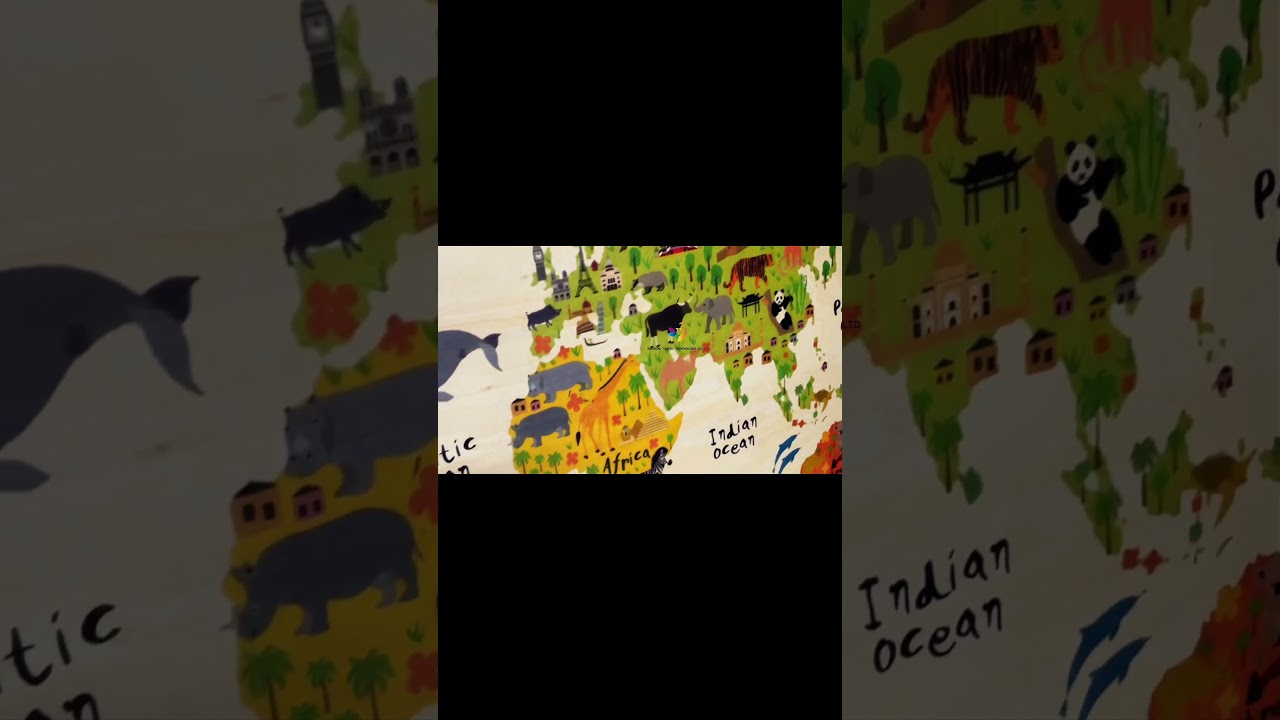 Printing Fun and Educational World Maps on Wood with a Wall Printer!