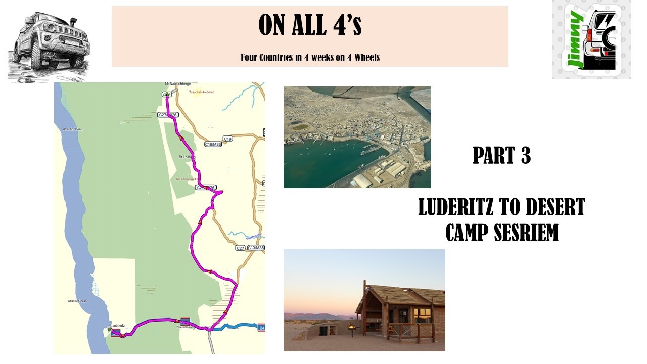 On All Fours' Part 3 Lüderitz to Sesriem