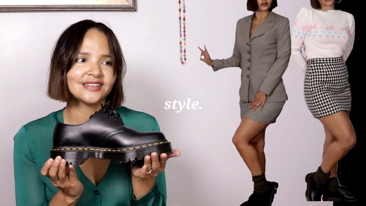 Thrift style guide: Dr. Martens 1461 BEX & styling | Isabel chevalier