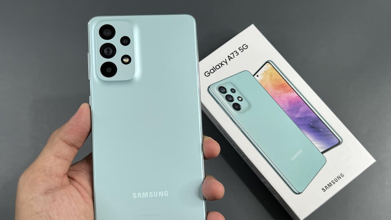 Samsung Galaxy A73 5G unboxing, camera, gaming