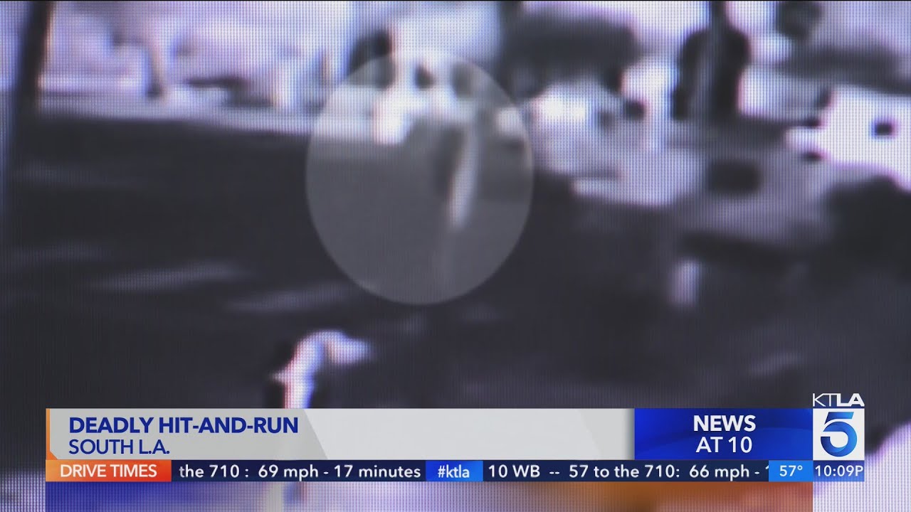 Video captures fatal hit-and-run crash in South Los Angeles