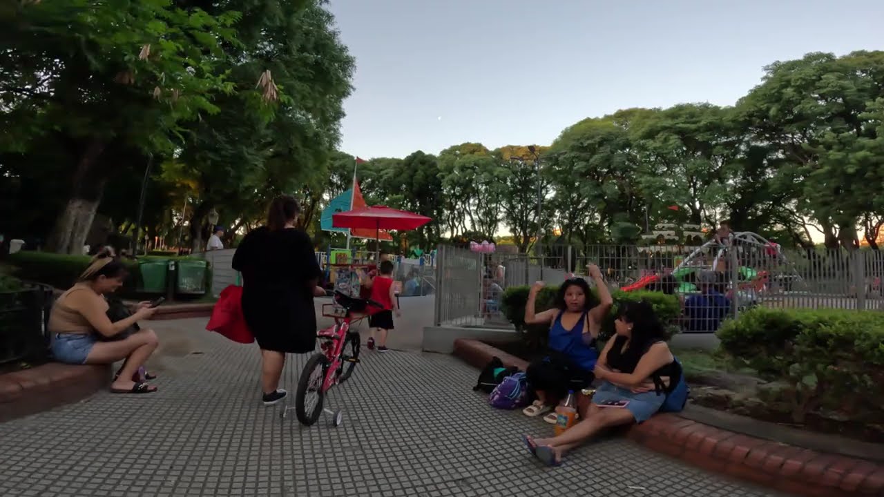 EL GRAN PULMON VERDE DE LA CIUDAD - PARQUE CHACABUCO TOUR virtual 4K 2025 [BUENOS AIRES] ARGEBNTINA