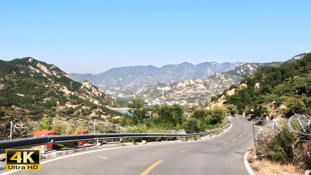 Mount Yimeng 4K - Scenic Drive - Driving Across The Roof of Shandong - China Mountain Highway