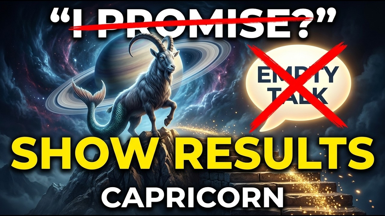 CAPRICORN ♑ Hates Promises… They Only Respect RESULTS (Brutal Truth)