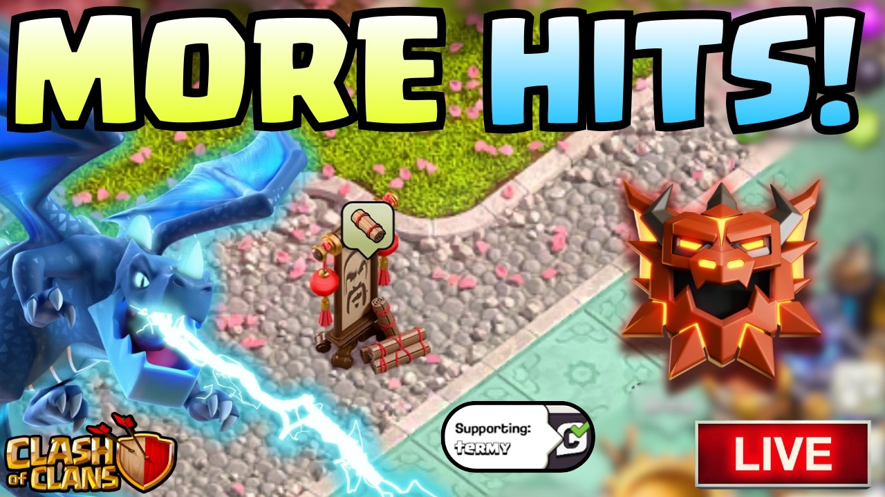 MORE Ranked Hits and Clan War Attacks! + Medal Event (Clash Of Clans LIVE)