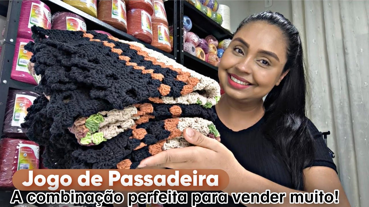 JOGO DE PASSADEIRA VILMA É FAZER E VENDER @MariaLimaartesa 