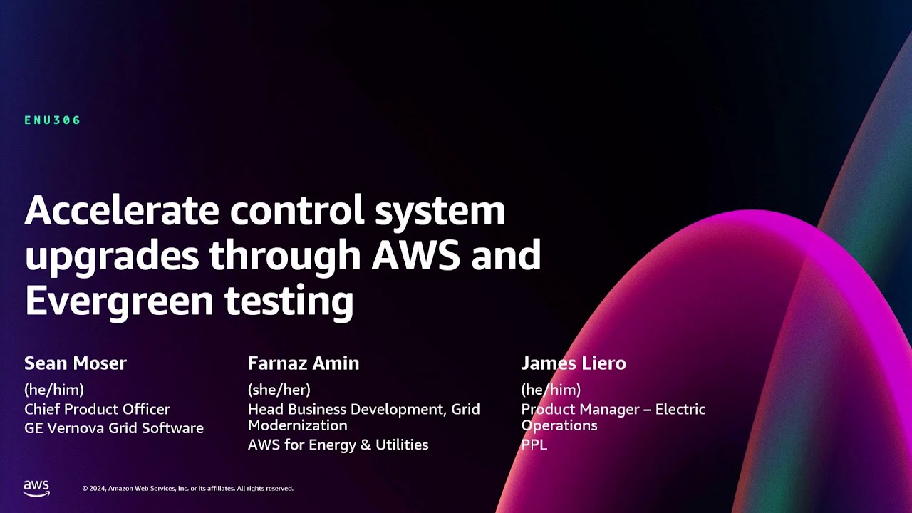 AWS re:Invent 2024 - Accelerate control system upgrades through AWS and evergreen testing (ENU306)