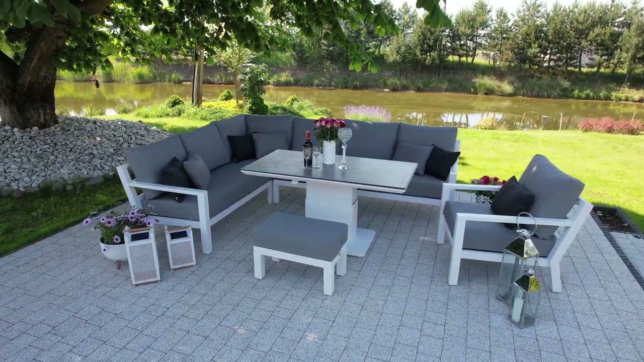 Zestaw wypoczynkowy Timber Lounge White - LIFE Outdoor Living
