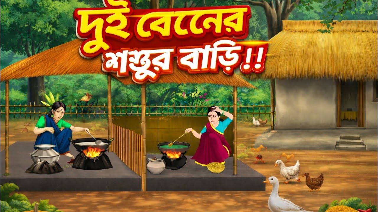 দুই বোনের শ্বশুরবাড়ি। New cartoon 2026. full video in Bangla. #cartoon #model #newcartoon