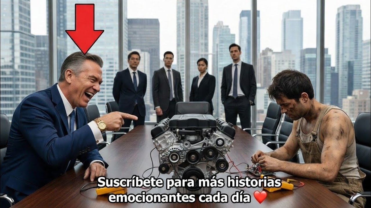 EL CEO MILLONARIO LLEVÓ UN MOTOR PARA HUMILLARLO — PERO TODO CAMBIÓ AL ENCENDERLO..