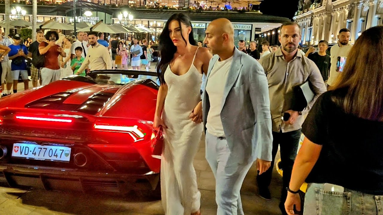 MONACO NIGHTLIFE & RICH LADIES BILLIONAIRE LIFESTYLE 2024/LUXURY CARS