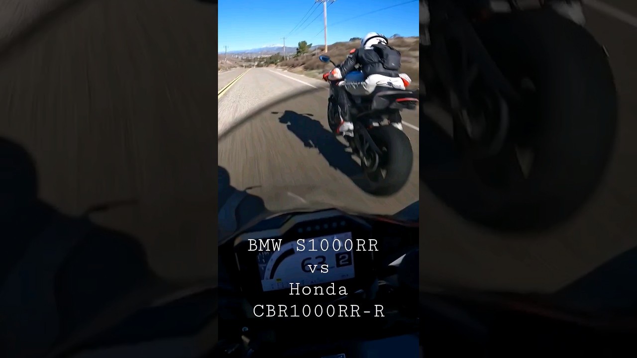 BMW S1000RR против Honda CBR1000RR-R