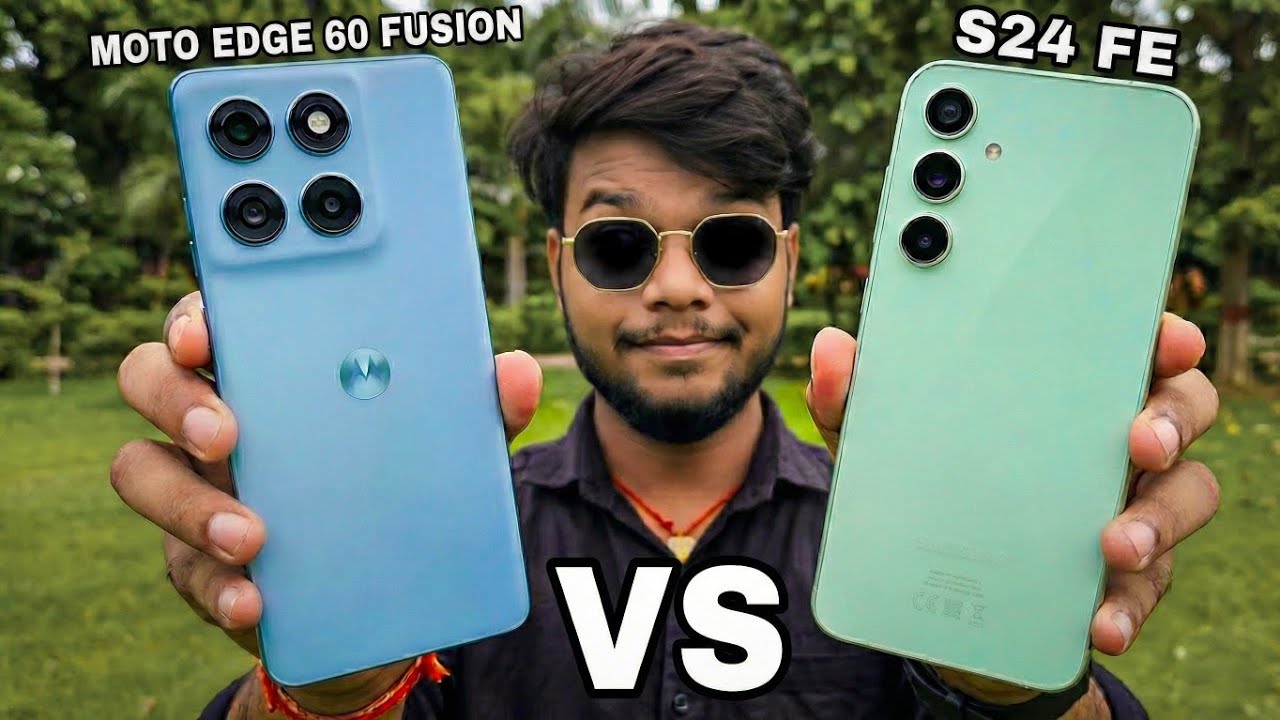 Can a ₹23k Phone Beat Samsung?🤔 Moto Edge 60 Fusion vs galaxy S24 FE Videography Test!