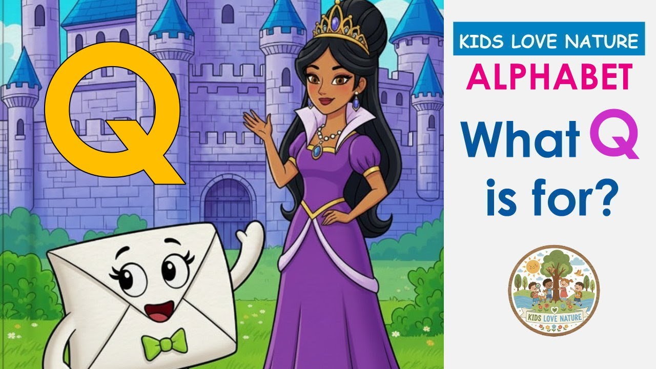 Learn the Letter Q! 👑 | Phonics Story for Kids | "What Q is For" | Letter Q Sound for Preschool Kids