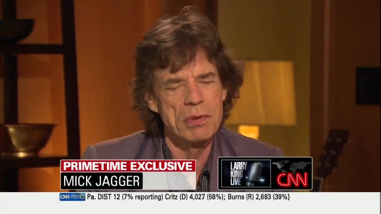 MICK JAGGER - Exile On Larry King Live - Part 5
