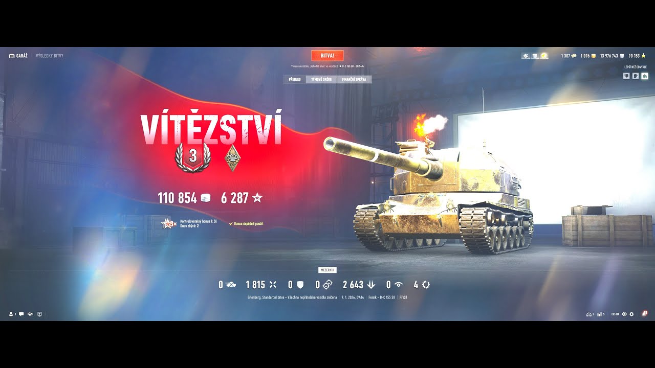 Erlenberg pod palbou! Francouzská 10. tier arty rozdává chirurgické rány