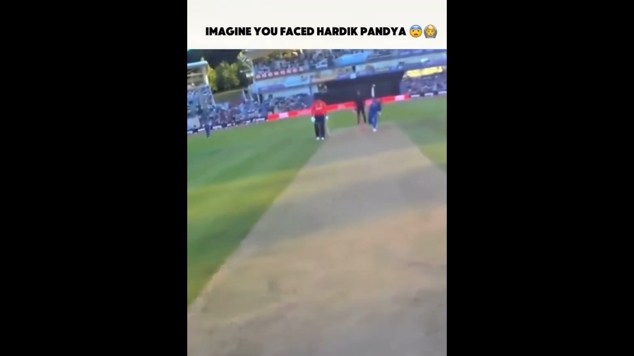 POV: You&rsquo;re facing Hardik Pandya-Helmet Cam | GoPro #cricket #hardikpandya #pov #gopro #ipl