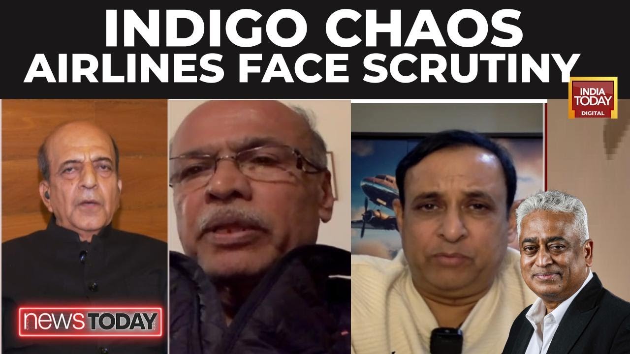NewsToday Debate: Indigo Faces Intense Scrutiny Over Flight Cancellations and Operational Meltdown
