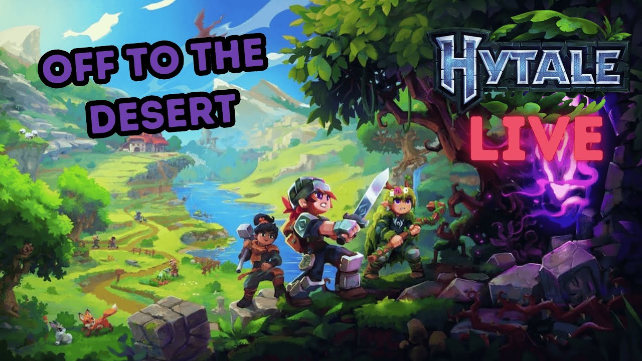 🔴Live - Hytale Mondays with @GoblynnGrymm - Off to the Desert