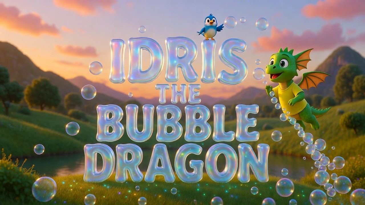 Idris the Bubble Dragon Bedtime Story for Toddlers and Preschoolers