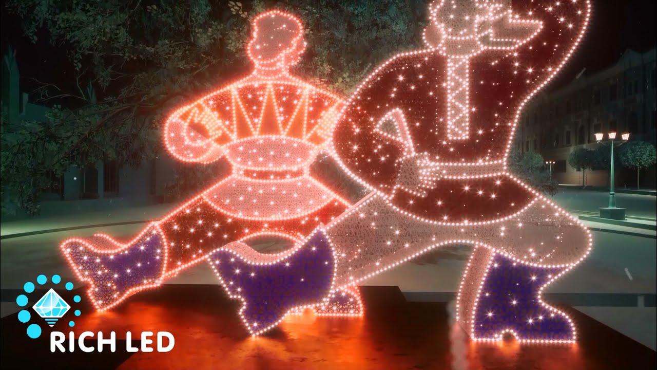 Городские светодиодные декорации Rich LED. Обзор 7 мин.