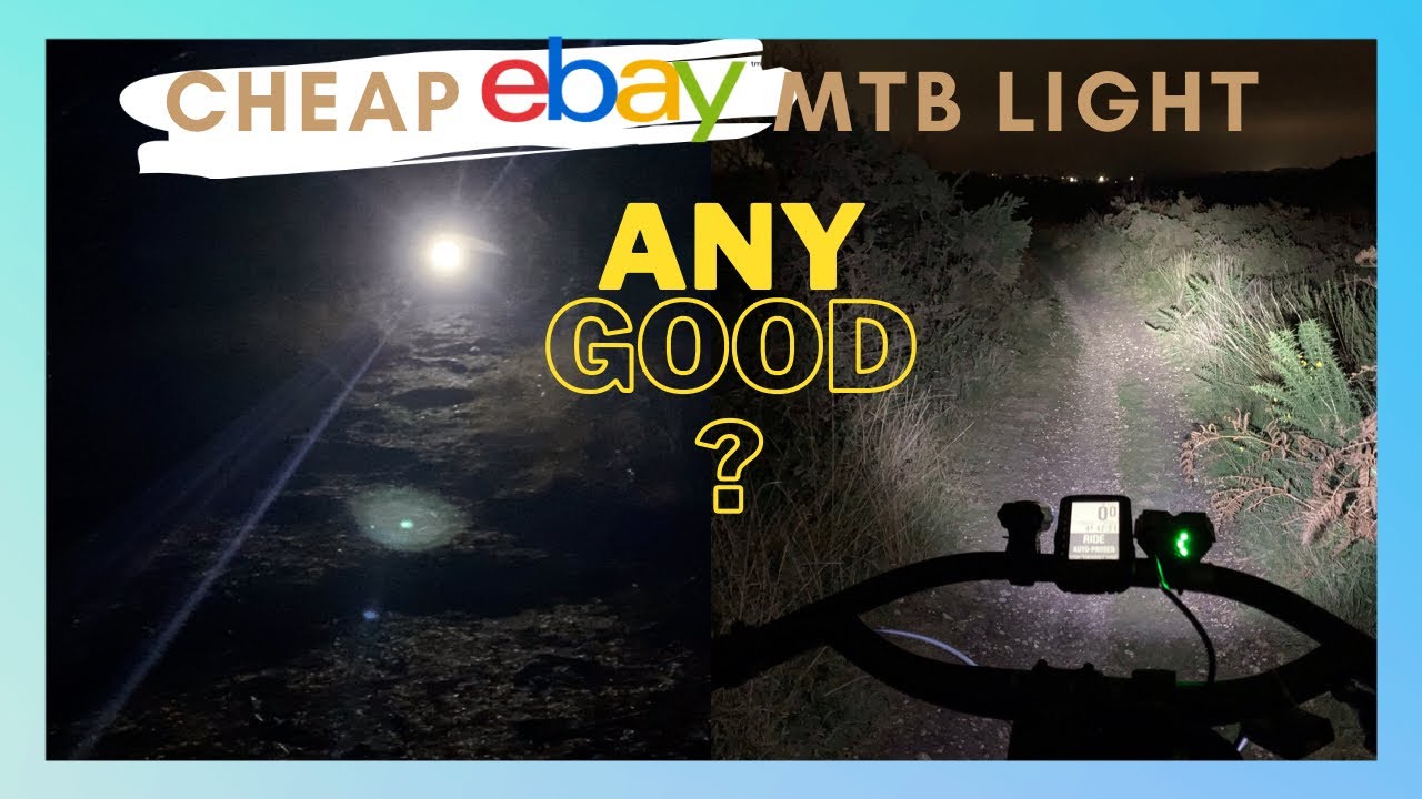 IS THE CHEAP EBAY BIKEPACKING MTB LIGHT ANY GOOD ?